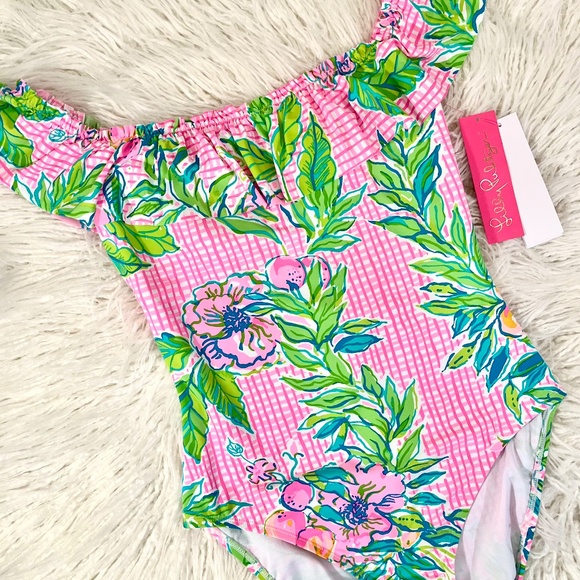 Lilly Pulitzer "One piece Swim Suit in Don't Stop Beleafing" NWT - Picture 16 of 16